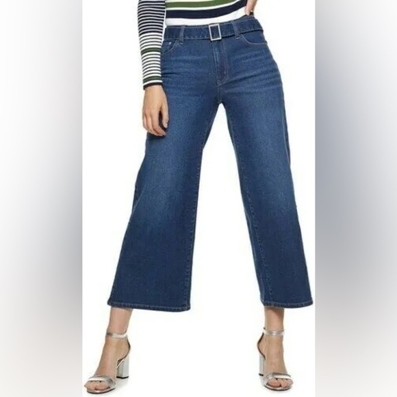 Nine West Wide Cropped Jeans - Picture 6 of 6
